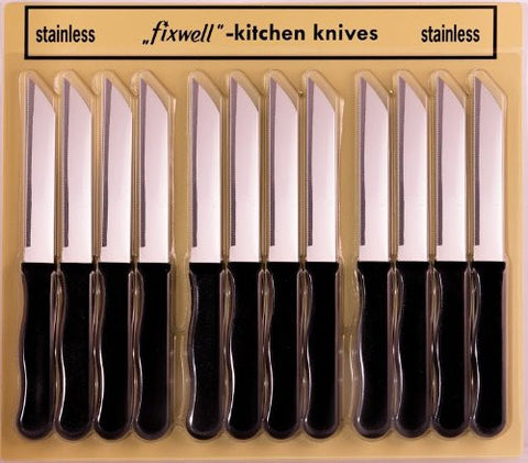 Fixwell Knives 12-pack Basic Black