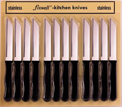12pc Fixwell Knives - Free Shipping - Official Listing - Made in