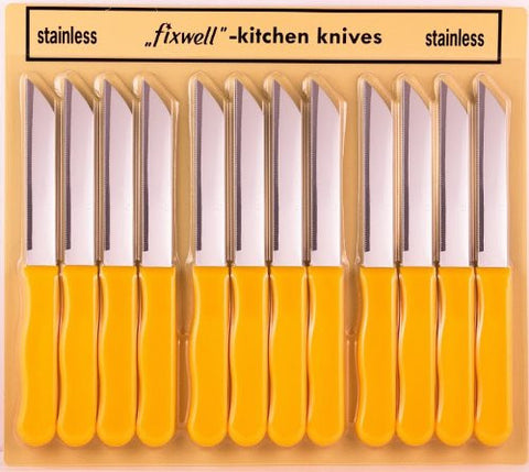 Fixwell Stainless Steel Knife Set, 12-Piece
